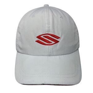 Selkirk Sport Strapback Hat White OSFA Adjustable Embroidered 6 Panel Polyester